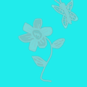 Flower and Butterfly